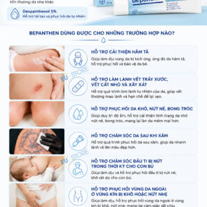 Bepanthen Wund- und Heilsalbe 20g - Kem hăm tã & Hỗ trợ làm lành vết thương