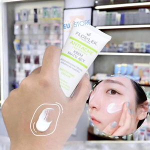 Cách sử dụng Kem dưỡng kiềm dầu, hỗ trợ giảm mụn Floslek ANTI ACNE 24h System 50ml