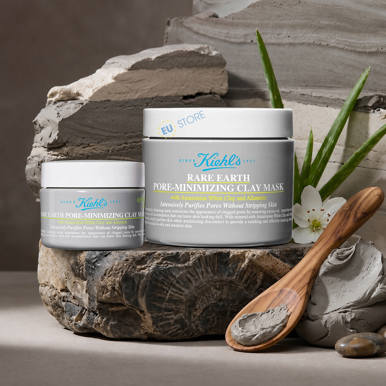Mặt nạ đất sét Kiehl's Rare Earth Pore-Minimizing Clay Mask 28ml & 125ml mẫu mới