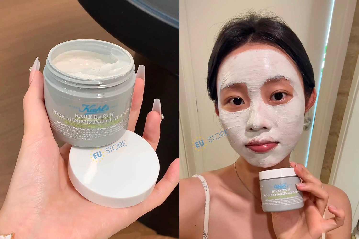 Cách sử dụng Mặt nạ đất sét Kiehl's Rare Earth Pore-Minimizing Clay Mask 28ml & 125ml mẫu mới Cách sử dụng Mặt nạ đất sét Kiehl's Rare Earth Pore-Minimizing Clay Mask 28ml & 125ml mẫu mới
