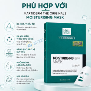 Mặt nạ MartiDerm Moisturising Mask – Cấp ẩm chuyên sâu, phục hồi da căng mịn