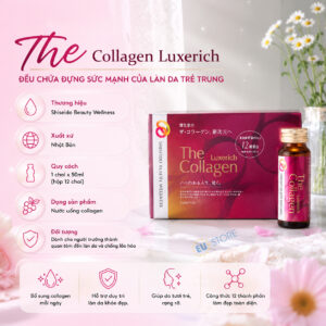 Nước uống collagen cao cấp Shiseido The Collagen Luxerich Drink Nhật Bản