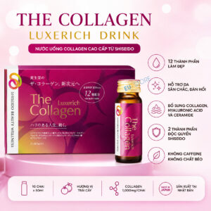 Nước uống collagen cao cấp Shiseido The Collagen Luxerich Drink Nhật Bản