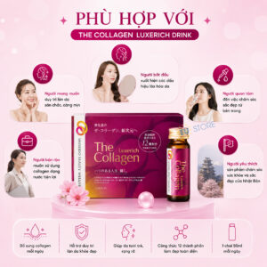 Nước uống collagen cao cấp Shiseido The Collagen Luxerich Drink Nhật Bản