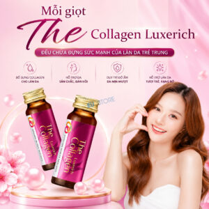 Nước uống collagen cao cấp Shiseido The Collagen Luxerich Drink Nhật Bản