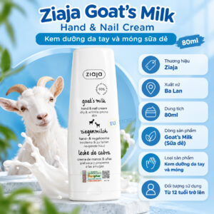 Kem dưỡng da tay và móng Ziaja Goat’s Milk 80ml