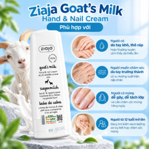 Kem dưỡng da tay và móng Ziaja Goat’s Milk 80ml