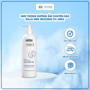 Nhũ tương dưỡng ẩm chuyên sâu Ziaja Med MOCZNIK 5% Urea 400ml