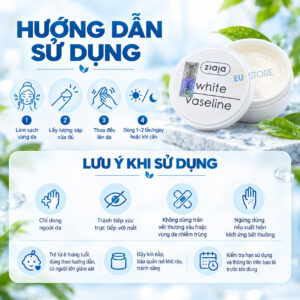 Hướng dẫn sử dụng Sáp dưỡng ẩm đa công dụng Ziaja White Vaseline 30ml