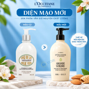 Sữa dưỡng thể hạnh nhân L’Occitane Amande Sublime Quenching Milk Veil 240ml